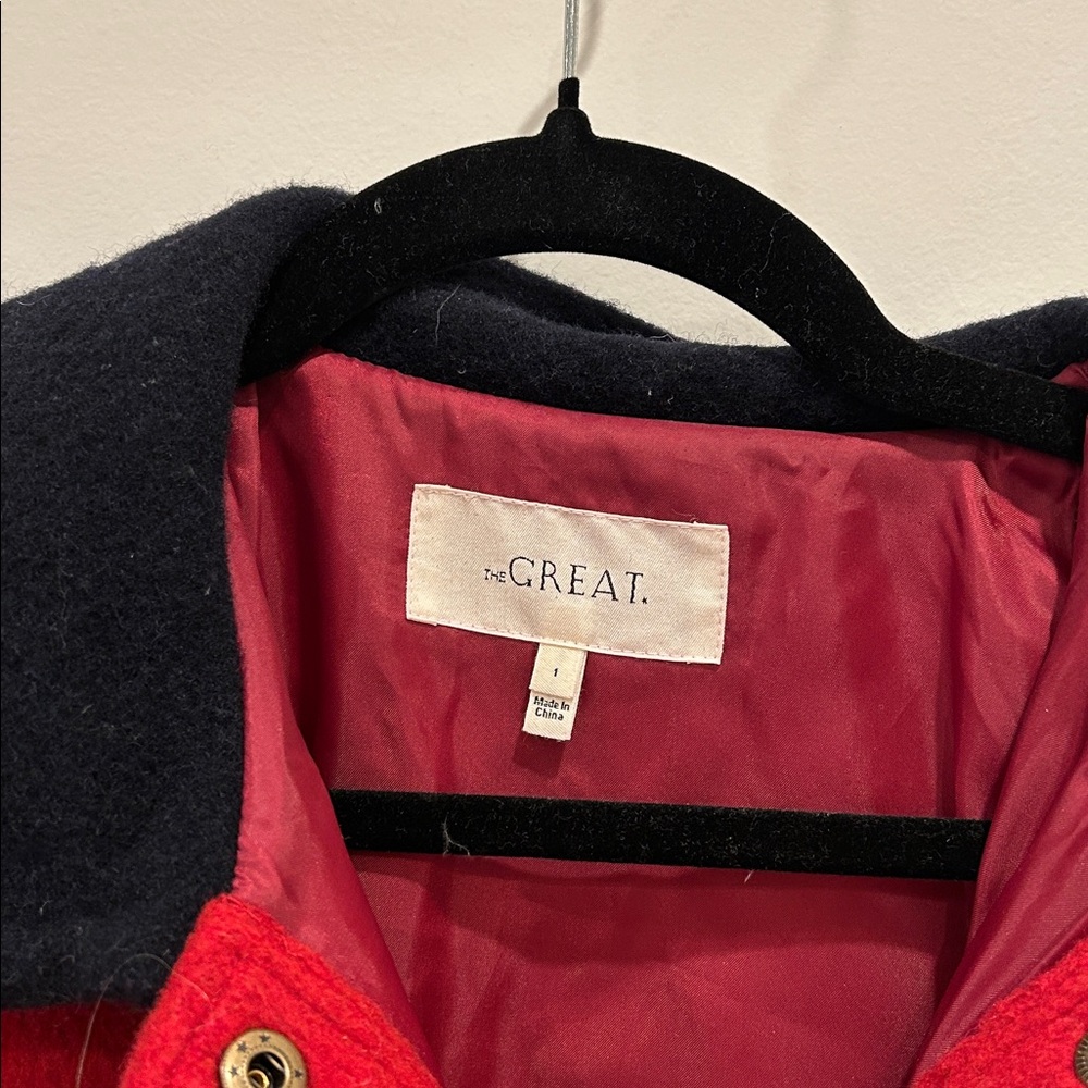The Great. Baseball Bomber Jacket Sz 1/S Worn Once - Picture 3 of 10